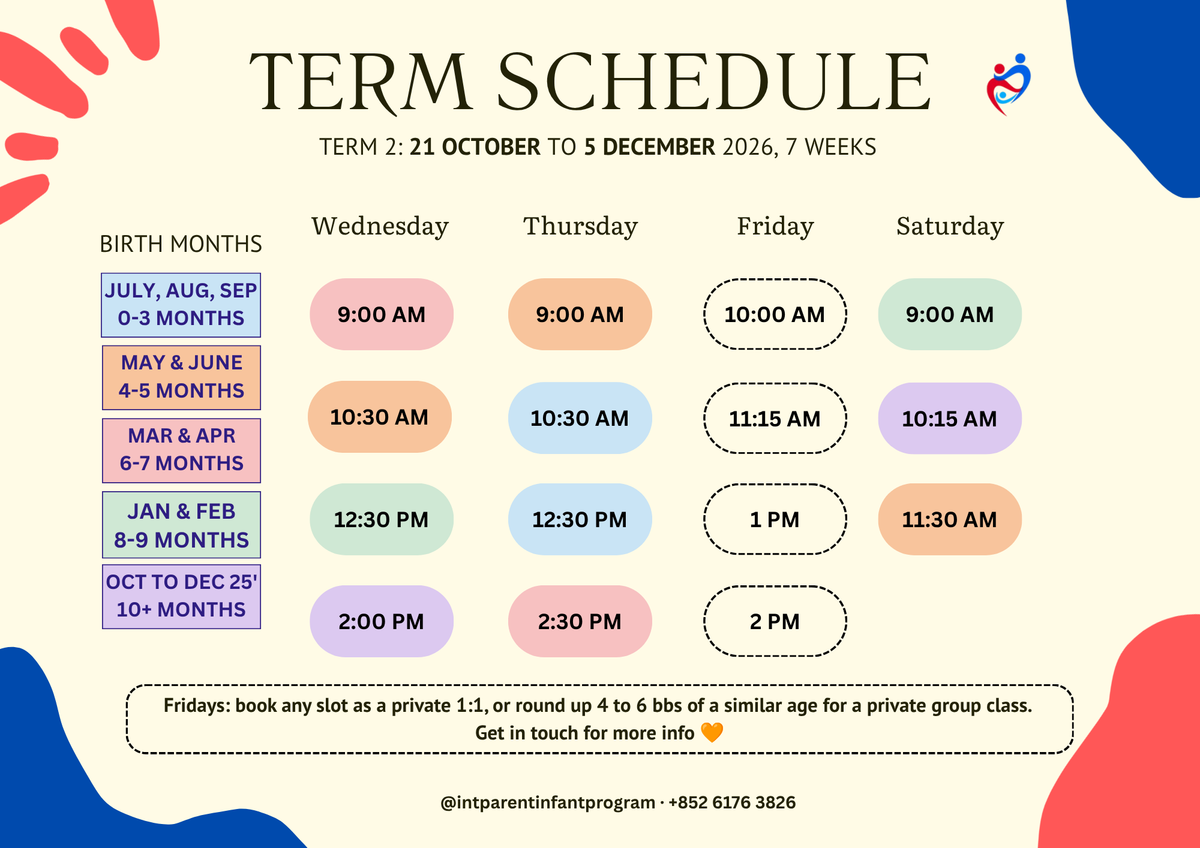 October 2026 - Taster Classes