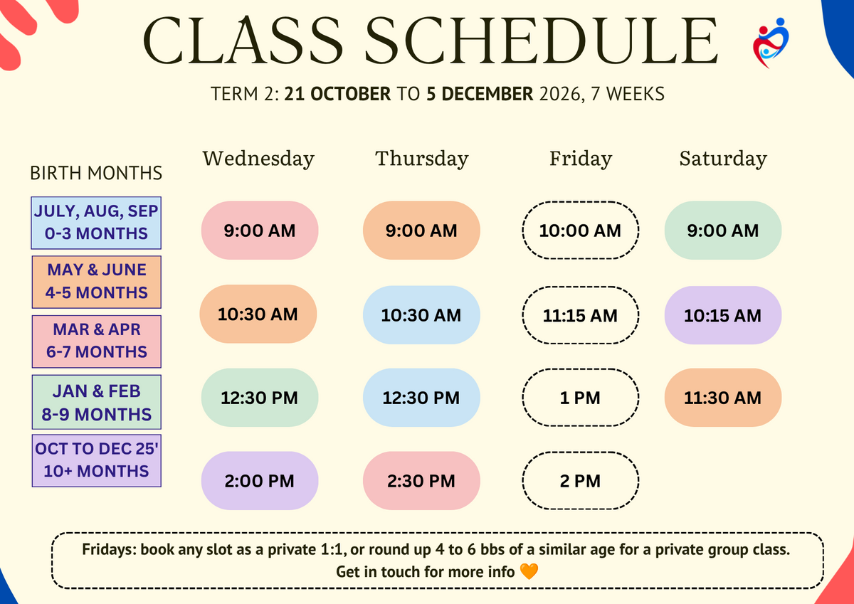 October 2026 - Taster Classes